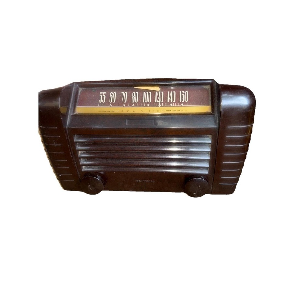 Vintage RCA Victor Bakelite‎ AM/SW Tube Radio Untested